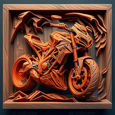 3D модель KTM Super Duke R (STL)